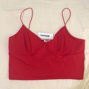 Red Cropped Cami